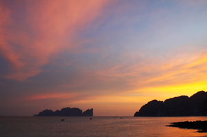 Sunset on Koh Phi Phi